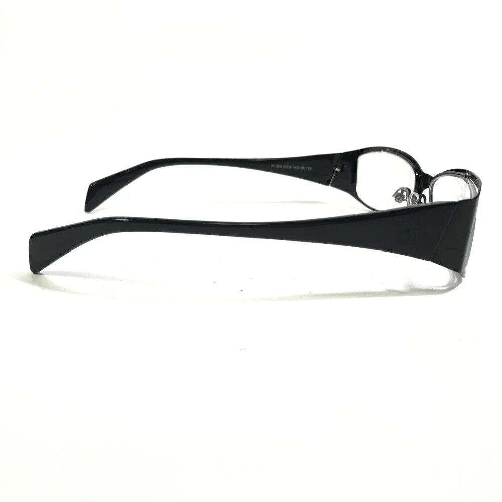 Iyoko-Inyake Eyeglasses Frames IY258 Col.6 Black Rectangular Semi Rim 56-16-138